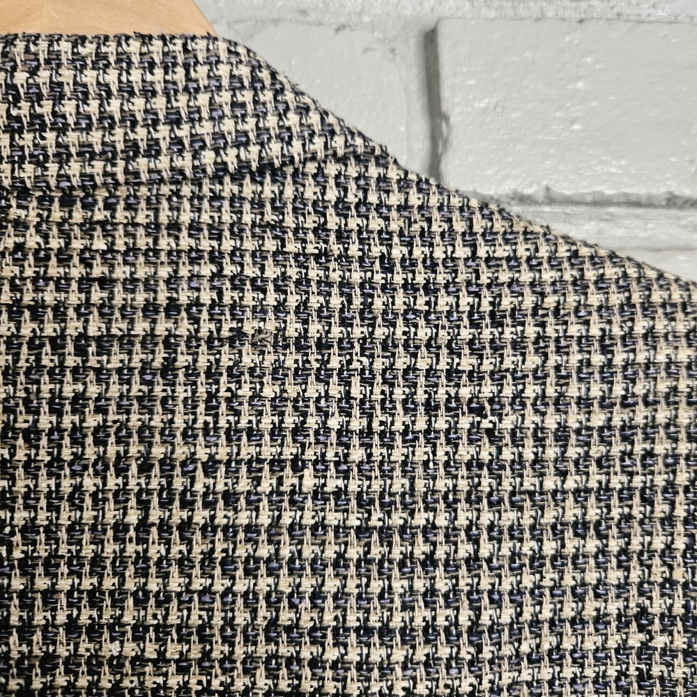 Savile Row Mens Blazer 46R Brown Sport Coat Jacket Soft Tweed Plaid - Picture 6 of 13